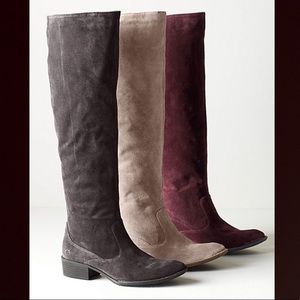 BORN Gray Suede Cady Boots size 8